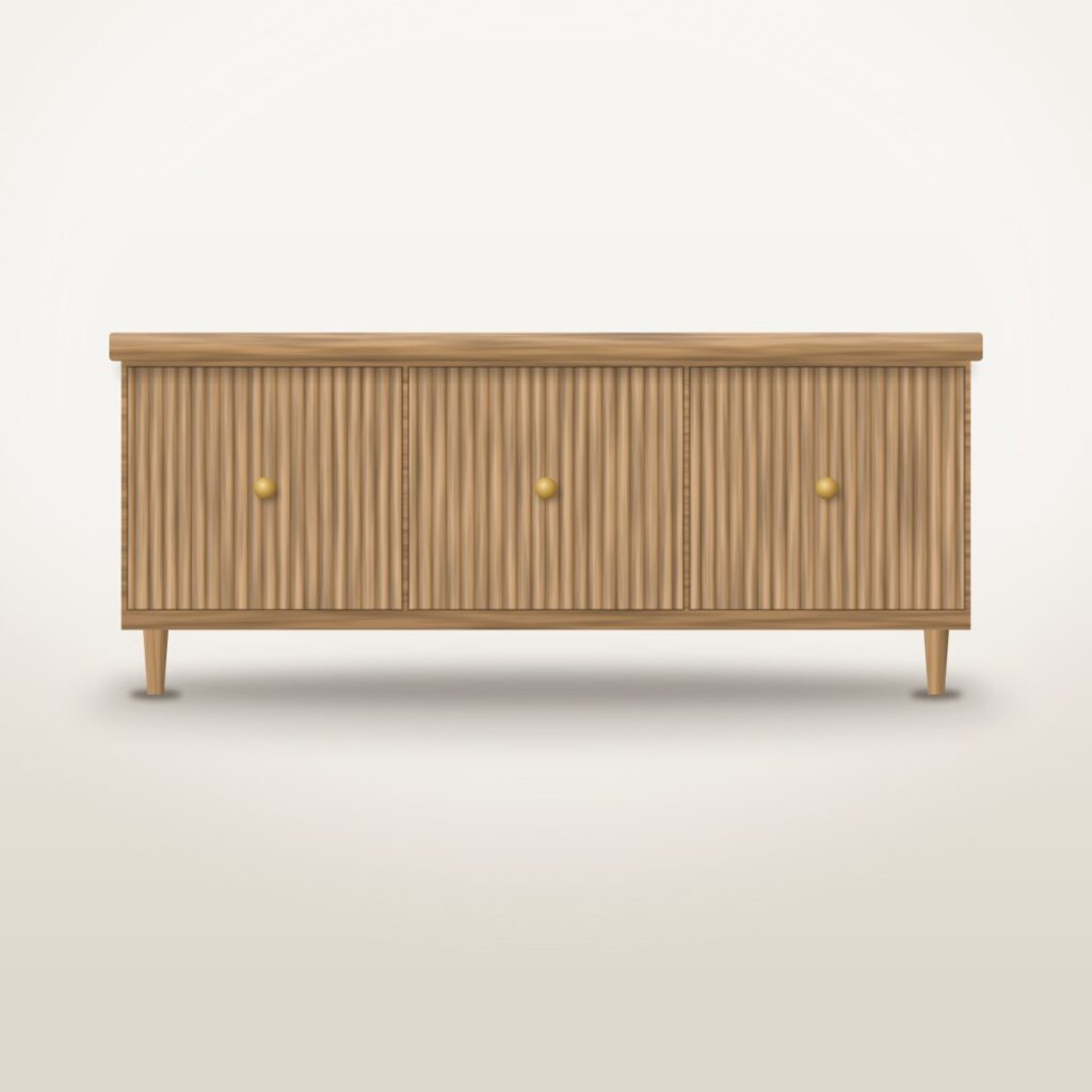 Fjord Fluted Sideboard