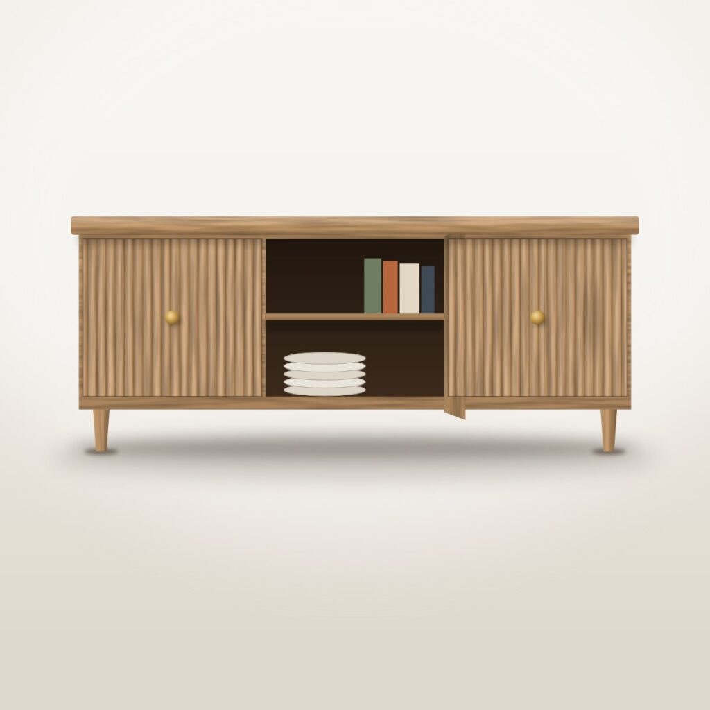 Fjord Fluted Sideboard