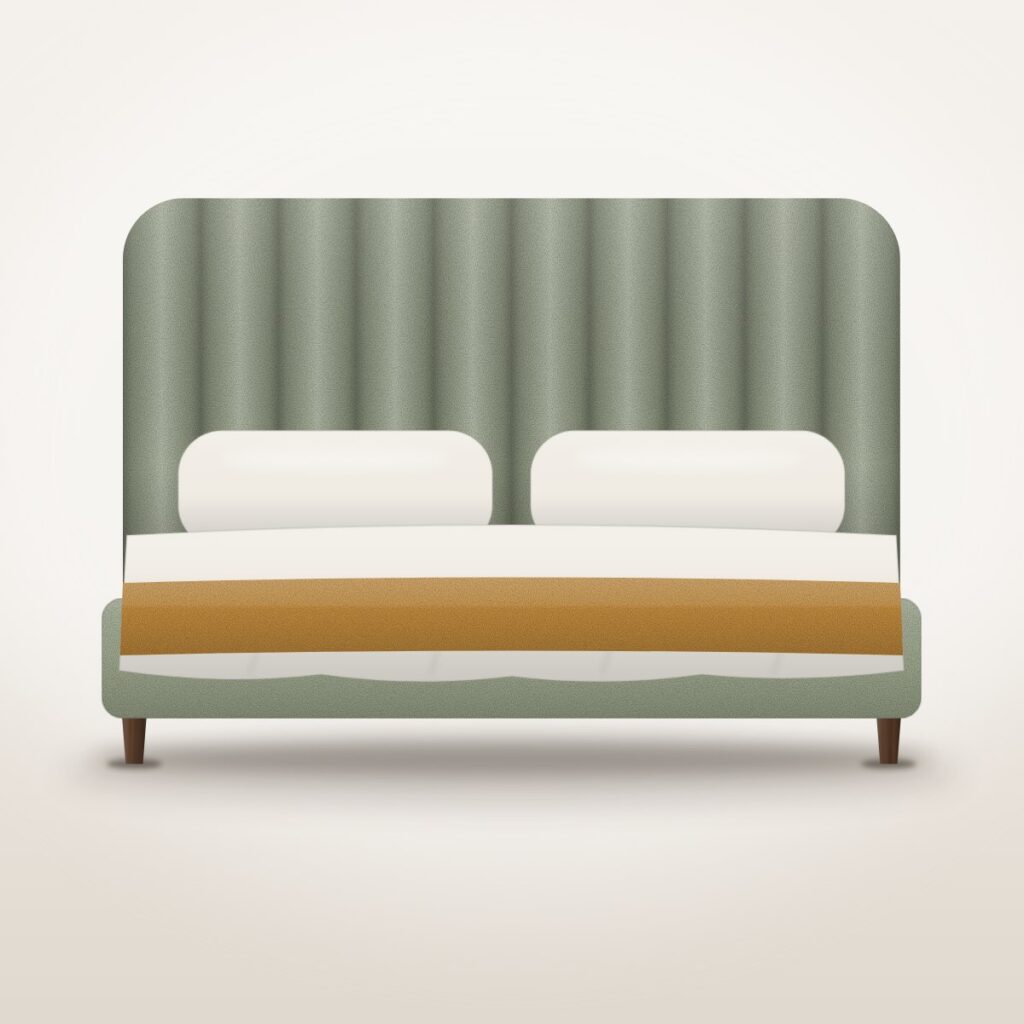 Nest Upholstered Bed, Queen