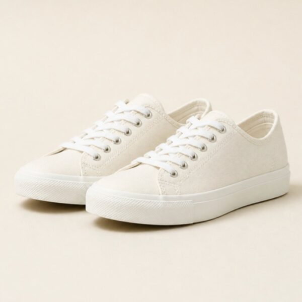 Low canvas sneakers